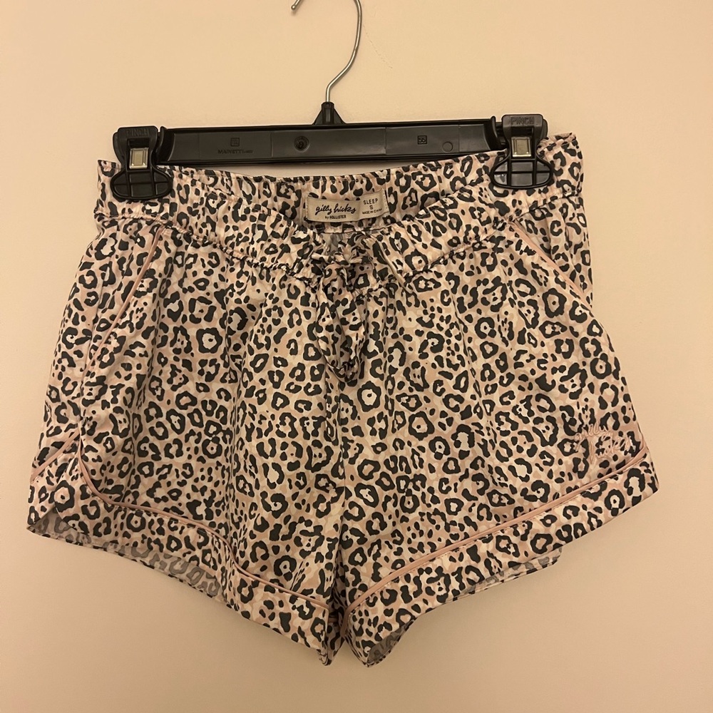 Hollister Gilly Hicks Leopard Print Sleep Shorts